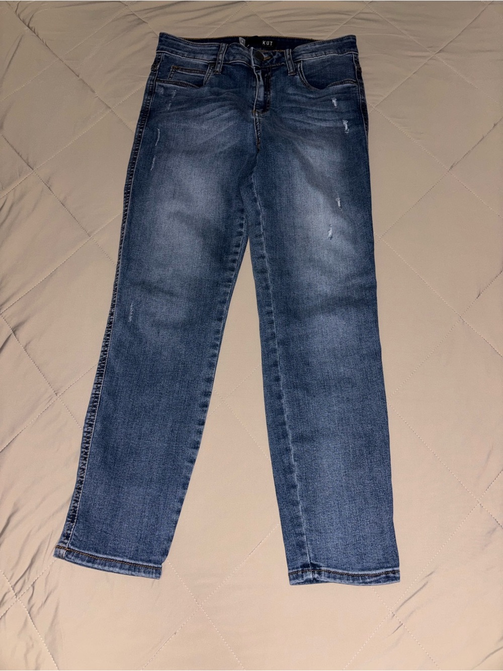 Kut from the Kloth Medium Wash Straight Leg Jeans
